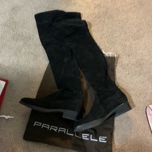 parallele over knee boots